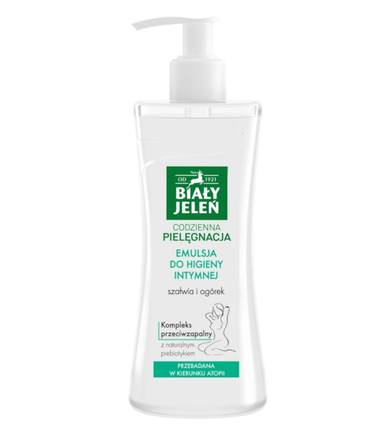 Emulsja do higieny intymnej szałwia i ogórek BIAŁY JELEŃ 265 ml