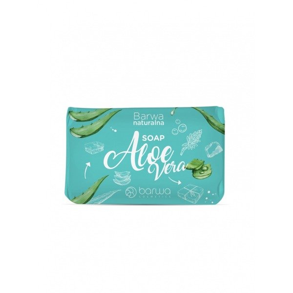 BARWA Naturalna Mydło w kostce Aloe Vera- nawilżanie i regeneracja  100g