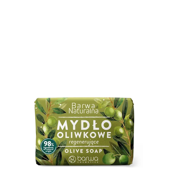 BARWA Naturalna Mydło w kostce Oliwkowe-regeneracja i ochrona 100g