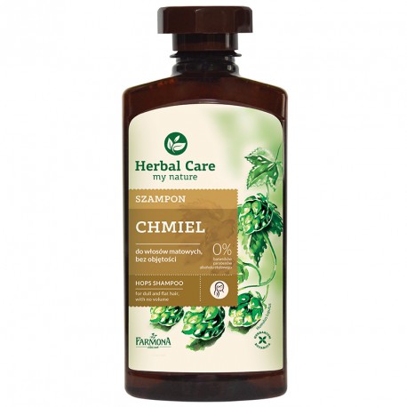 Herbal Care Szampon do włosów CHMIEL  330 ml