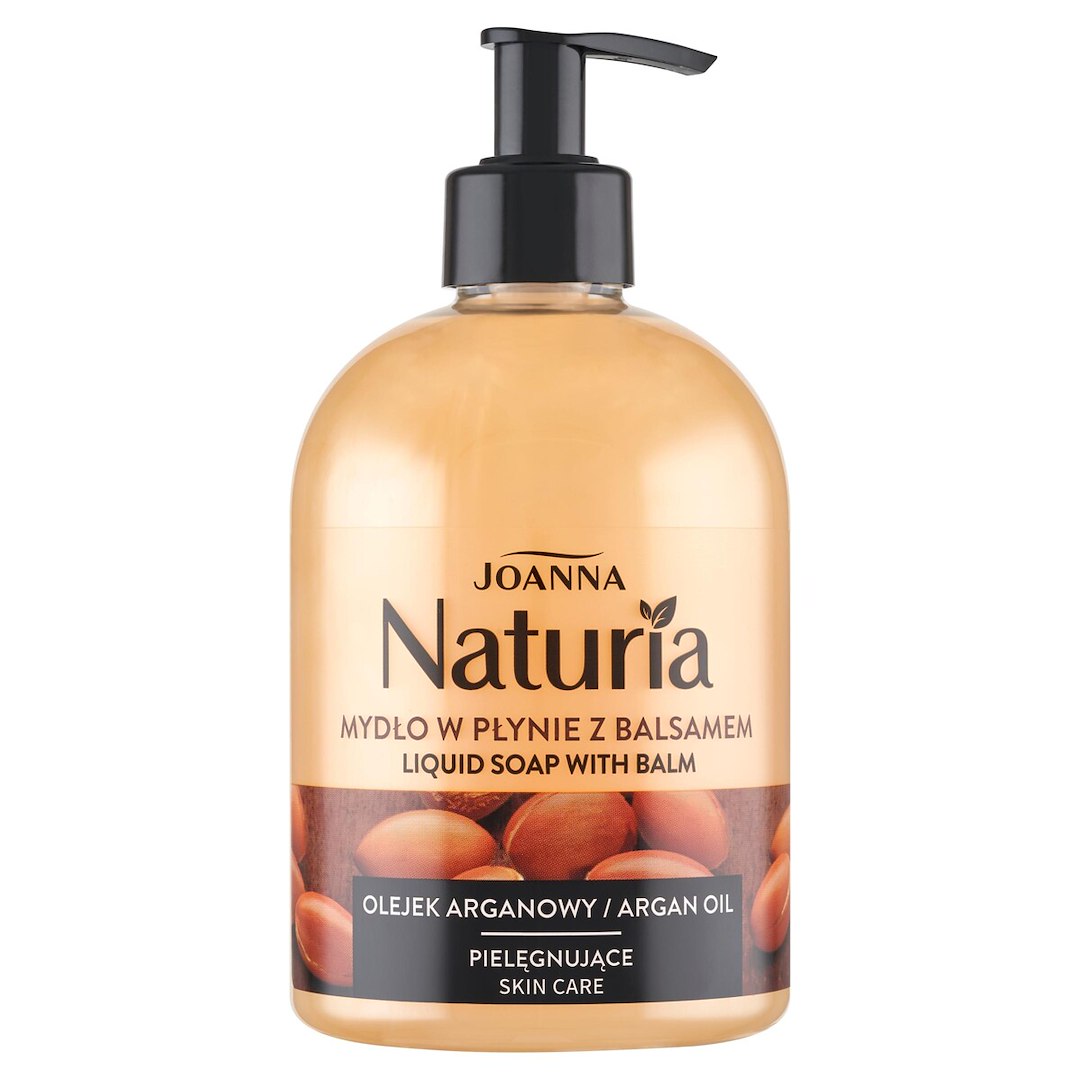 NATURIA Mydło w płynie z balsamem Argan Oil 500ml pompka