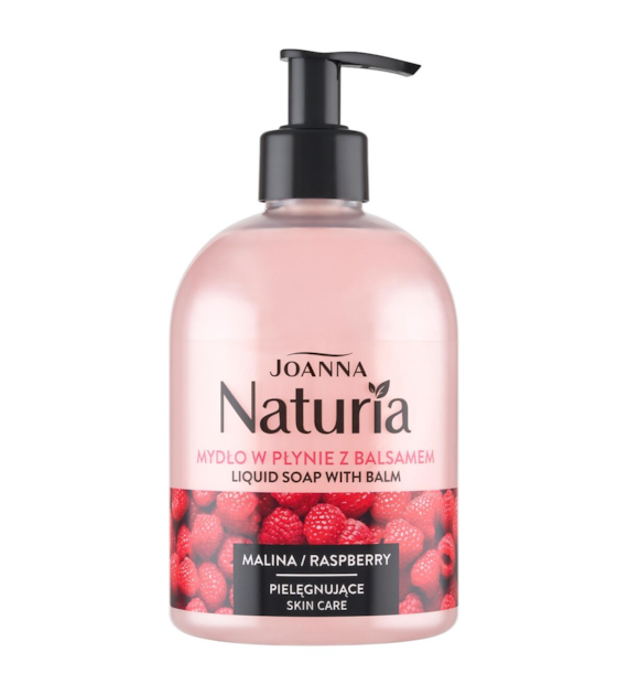 NATURIA Mydło w płynie z balsamem Malina 500ml