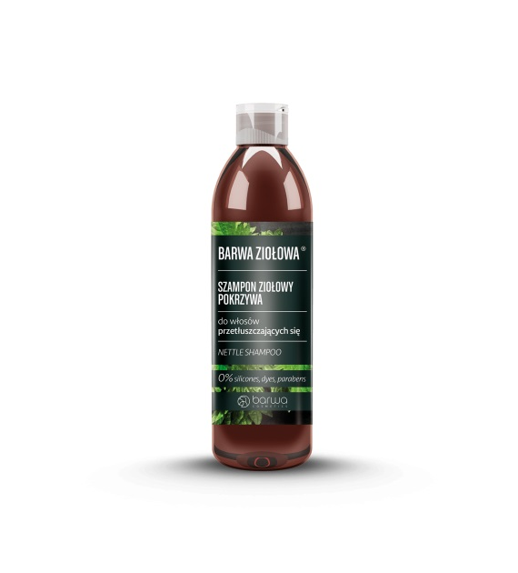 BARWA Ziołowa Szampon do włosów Pokrzywowy - włosy przetłuszczające się 250ml