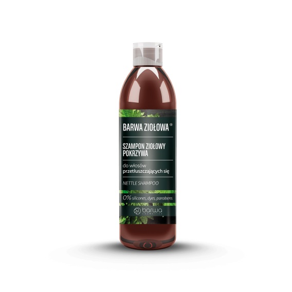 BARWA Ziołowa Szampon do włosów Pokrzywowy - włosy przetłuszczające się 250ml