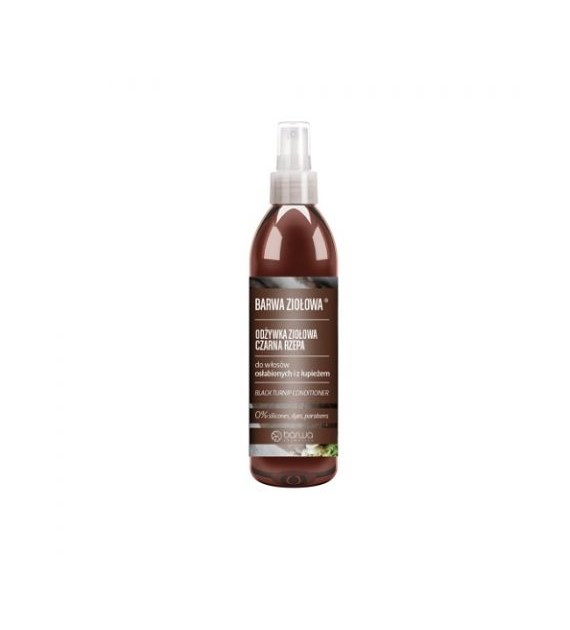 BARWA Ziołowa Odżywka do włosów Czarna Rzepa - włosy osłabione i z łupieżem 250ml