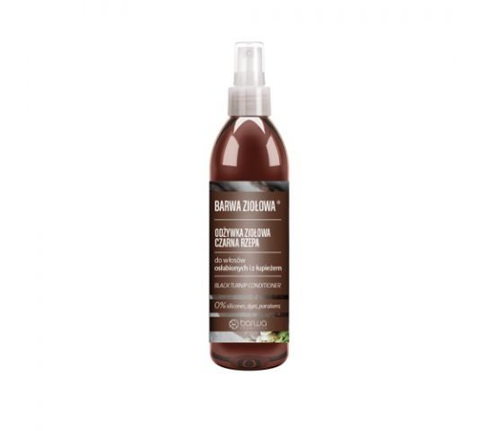 BARWA Ziołowa Odżywka do włosów Czarna Rzepa - włosy osłabione i z łupieżem 250ml