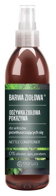 BARWA Ziołowa Odżywka do włosów Pokrzywa - włosy przetłuszczające się 250ml