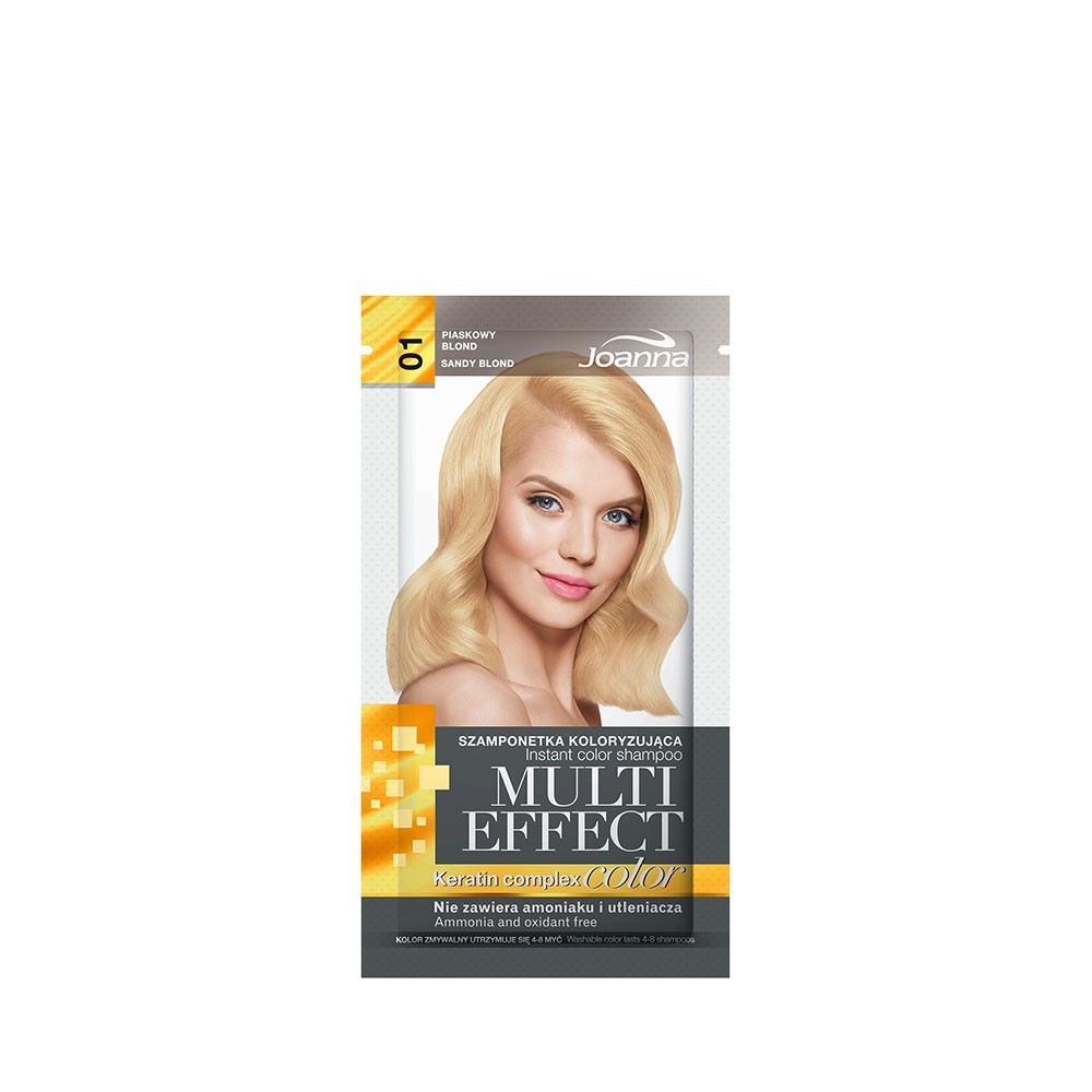 MULTI EFFECT color Szamponetka koloryzująca Piaskowy blond  /01/  2022