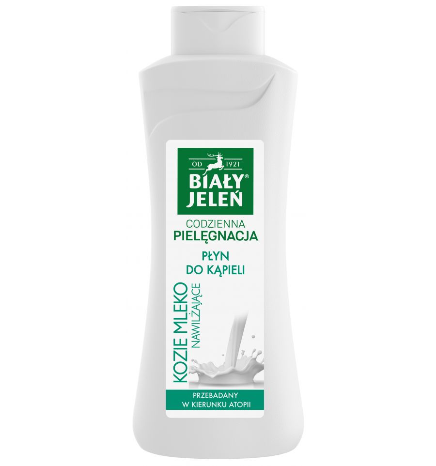 BIAŁY JELEŃ - płyn do kąpieli z Kozim Mlekiem / 750ml