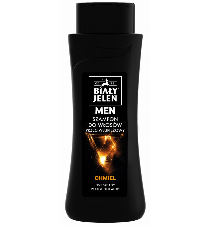 BIAŁY JELEŃ  FOR MEN - szampon z Chmielem / 300ml