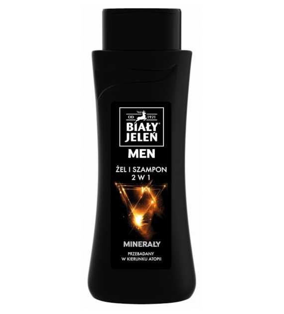 Żel i szampon 2w1 minerały men BIAŁY JELEŃ  300 ml