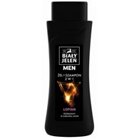 BIAŁY JELEŃ FOR MEN - żel & szampon 2w1  łopian / 300ml