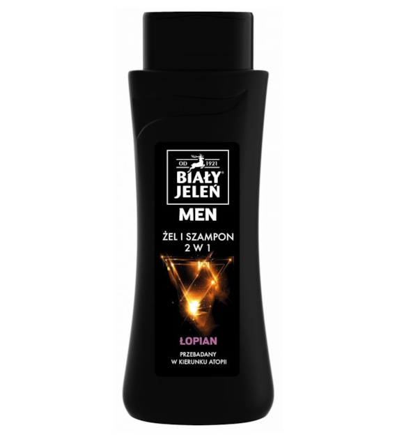 Żel i szampon 2w1 łopian men BIAŁY JELEŃ  300 ml