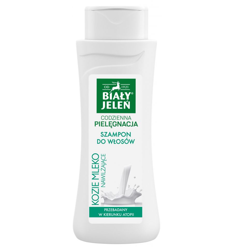 BIAŁY JELEŃ - szampon do włosów KOZIE MLEKO  /300ml.