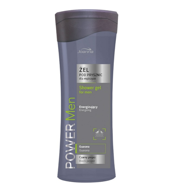 POWER MEN  Żel pod prysznic 3w1 ENERGY czarny pieprz i guarana 300ml