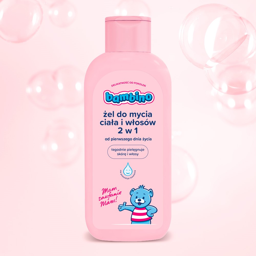 BAMBINO - żel do mycia ciała i włosów 2w1 /400ml