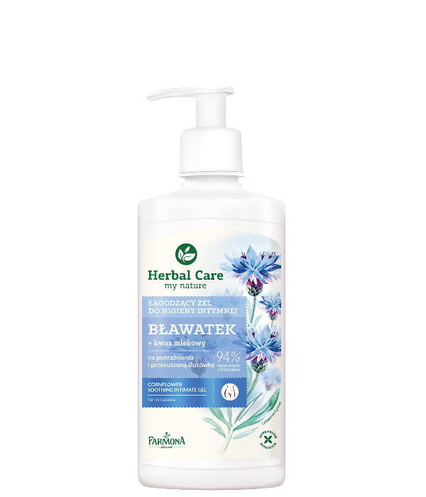 Herbal Care  Łagodzący żel do higieny intymnej BŁAWATEK   330ml