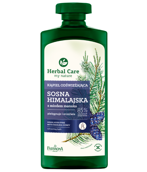 Herbal Care  Kąpiel odświeżająca SOSNA HIMALAJSKA Z MIODEM MANUKA 500 ml