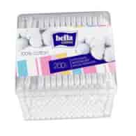 BELLA COTTON PATYCZKI HIGIENICZNE PUDEŁKO PLASTIKOWE 200SZT