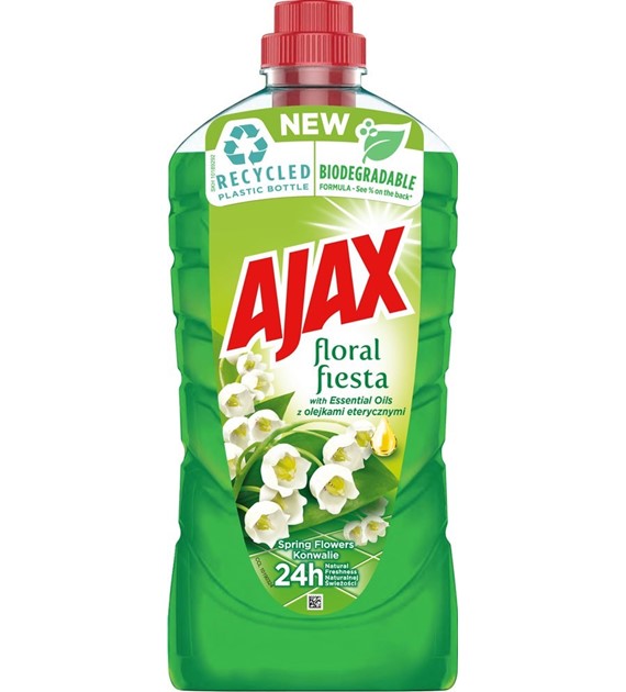 Ajax płyn uniwersalny 1l FLORAL FIESTA KONWALIA (ZIELONY) / SPRING FLOWERS