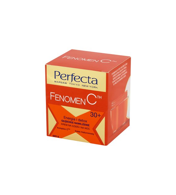 PERFECTA FENOMEN C 30+ KREM DO TWARZY 50ML ENERGIA I DETOX,GŁĘBOKIE NAWILŻENIE
