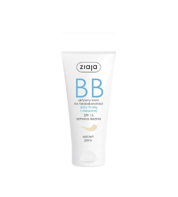 BB KREM ODCIEŃ JASNY DO SKÓRY TŁUSTEJ-MIESZANEJ 50 ml