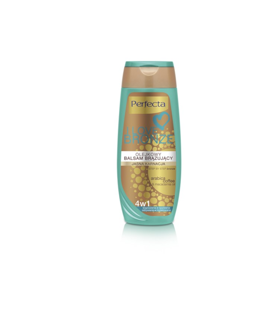 PERFECTA BRONZE   Olejkowy balsam brązujący jasna karnacja  250 ML