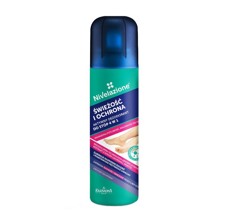 Nivelazione Dezodorant do stóp 4w1, 180 ml