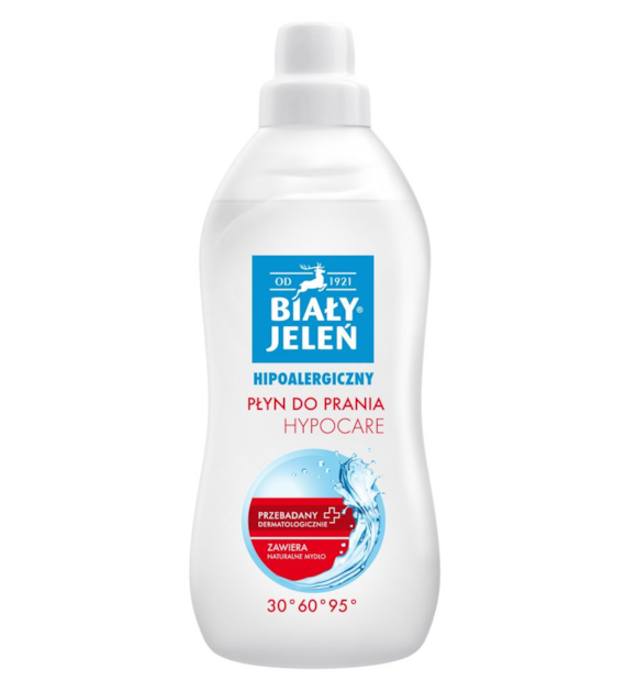 Płyn do prania hypocare Hipoalergiczny BIAŁY JELEŃ  1 l