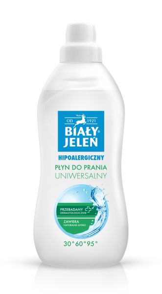 BIAŁY JELEŃ - Hipoalergiczny płyn do prania uniwersalny / 1L