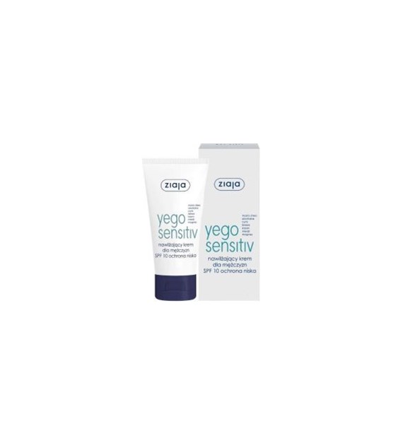 YEGO SENSITIV KREM NAWILŻAJĄCY SPF10 DLA MĘŻCZYZN 50 ml
