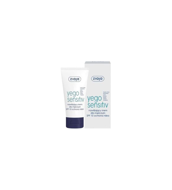 YEGO SENSITIV KREM NAWILŻAJĄCY SPF10 DLA MĘŻCZYZN 50 ml