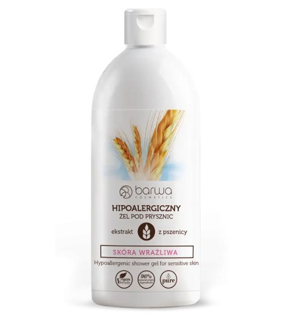 BARWA Hipoalergiczna ŻEL POD PRYSZNIC PSZENICA 400 ML