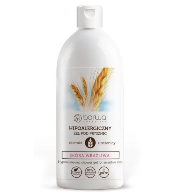 BARWA Hipoalergiczna ŻEL POD PRYSZNIC PSZENICA 400 ML