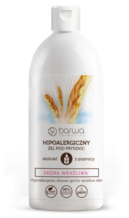 BARWA Hipoalergiczna ŻEL POD PRYSZNIC PSZENICA 400ML*