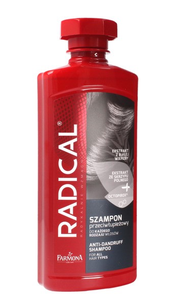 Radical  Szampon przeciwłupieżowy do każdego rodzaju włosów  400 ml