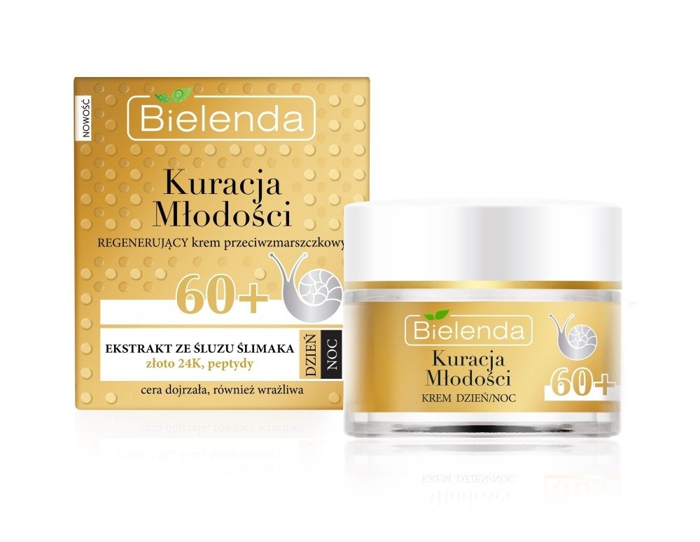 BIELENDA - KURACJA MŁODOŚCI Regenerujący krem przeciwzmarszczkowy 60+ dzień/ noc  50 ml