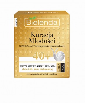BIELENDA - KURACJA MŁODOŚCI Nawilżający krem przeciwzmarszczkowy 40+ dzień/ noc  50 ml