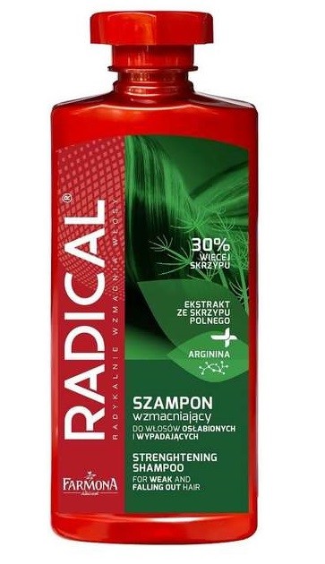 Radical  Szampon wzmacniający do włosów osłabionych i wypadających  400 ml