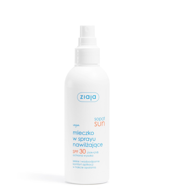 SOPOT SUN MLECZKO NAWILŻAJĄCE SPF 30/SPRAY 170 ml