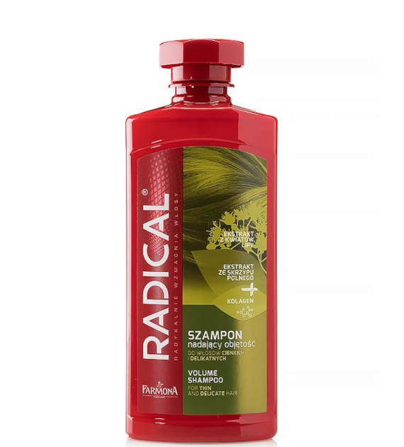 Radical Szampon nadający objętość do włosów cienkich i delikatnych, 400 ml
