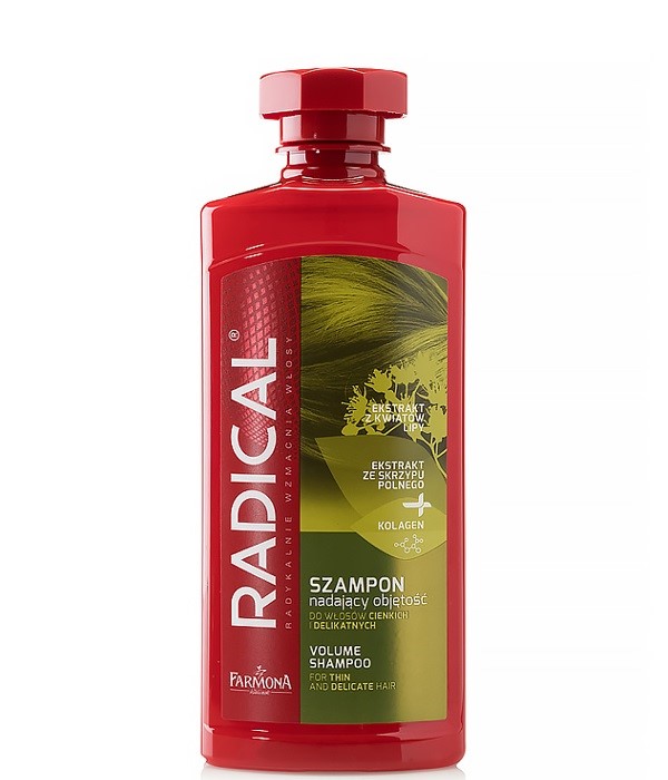 Radical  Szampon nadający objętość do włosów cienkich i delikatnych  400 ml