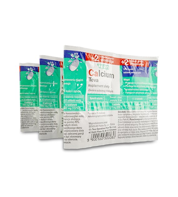 Calcium TEVA 14 tabl