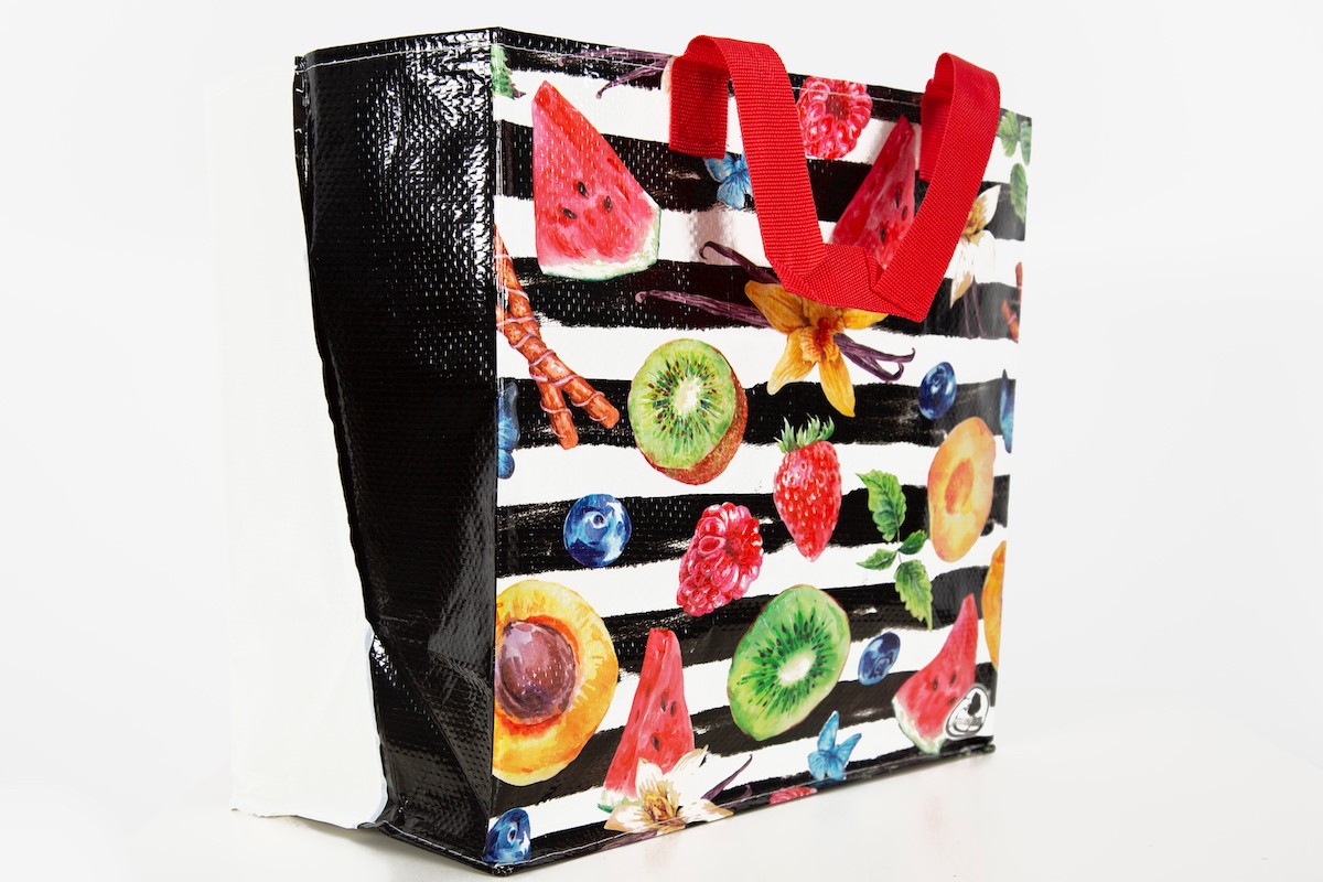 GAM Torba ekologiczna TUTTI FRUTTI rozmiar 34x34x22 /minimum 25 sztuk/