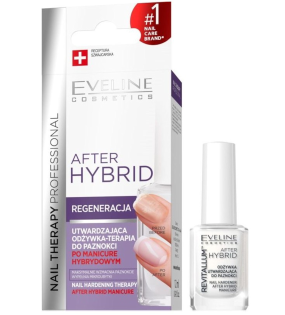 NAIL THERAPY PROFESSIONAL - AFTER HYBRID odżywka utwardzająca do paznokci / 12ml