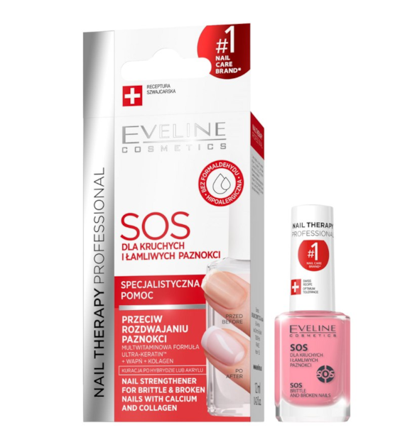 NAIL THERAPY PROFESSIONAL - odżywka do paznokci  S.O.S. /12 ml