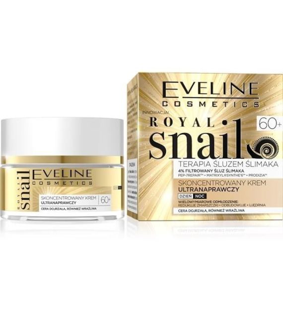ROYAL SNAIL 60+ KREM DO TWARZY 50ML DZIEŃ/NOC ULTRANAPRAWCZY