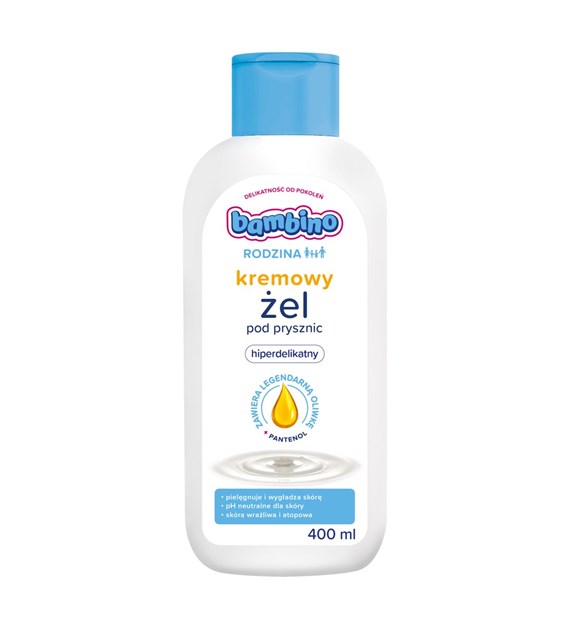 BAMBINO - RODZINA ŻEL POD PRYSZNIC 400ML KREMOWY