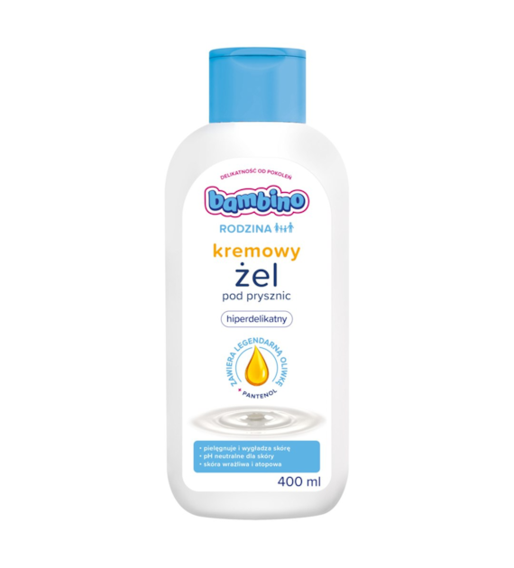 BAMBINO - RODZINA ŻEL POD PRYSZNIC 400ML KREMOWY
