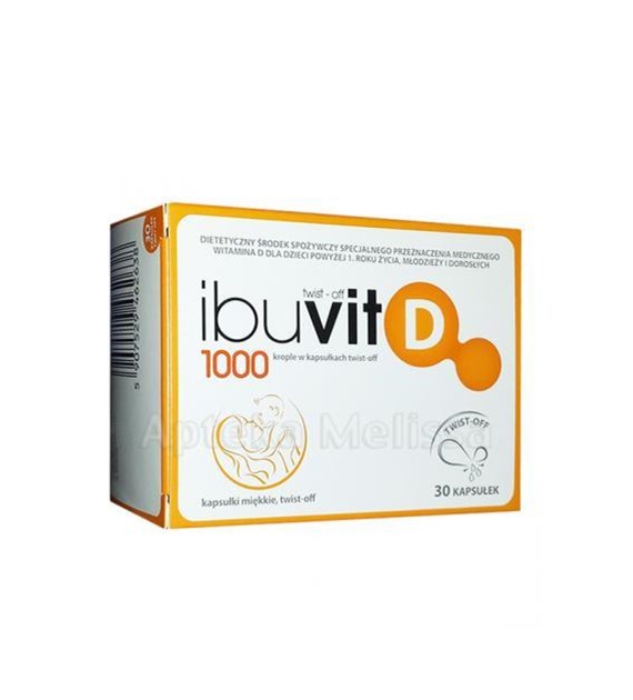 Ibuvit D1000 30 kapsułek / od 1 roku życia